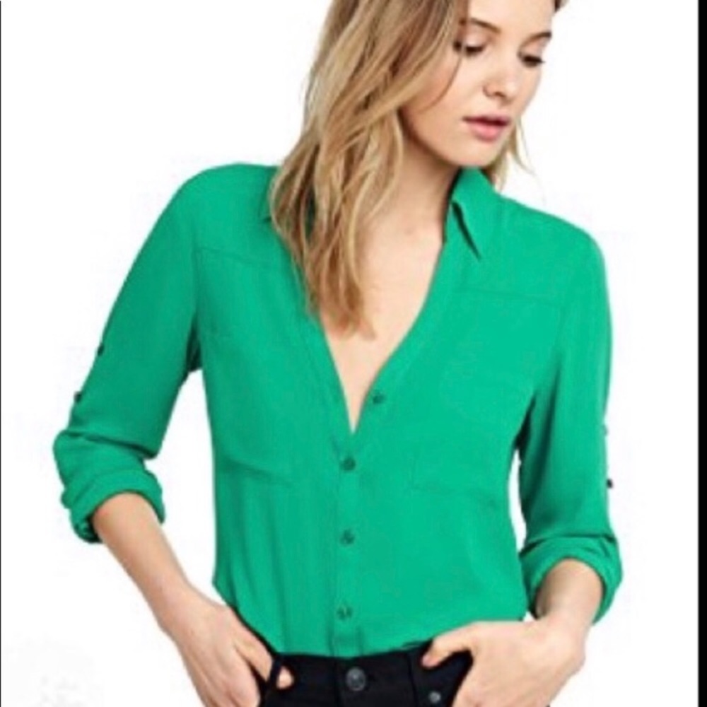 Express Portofino Button Up Shirt.